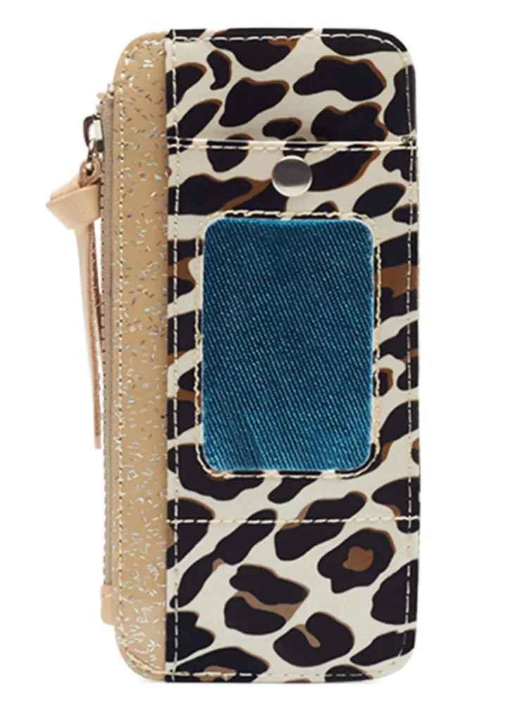 Consuela Card Organizer - Mona Brown Leopard