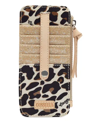 Consuela Card Organizer - Mona Brown Leopard