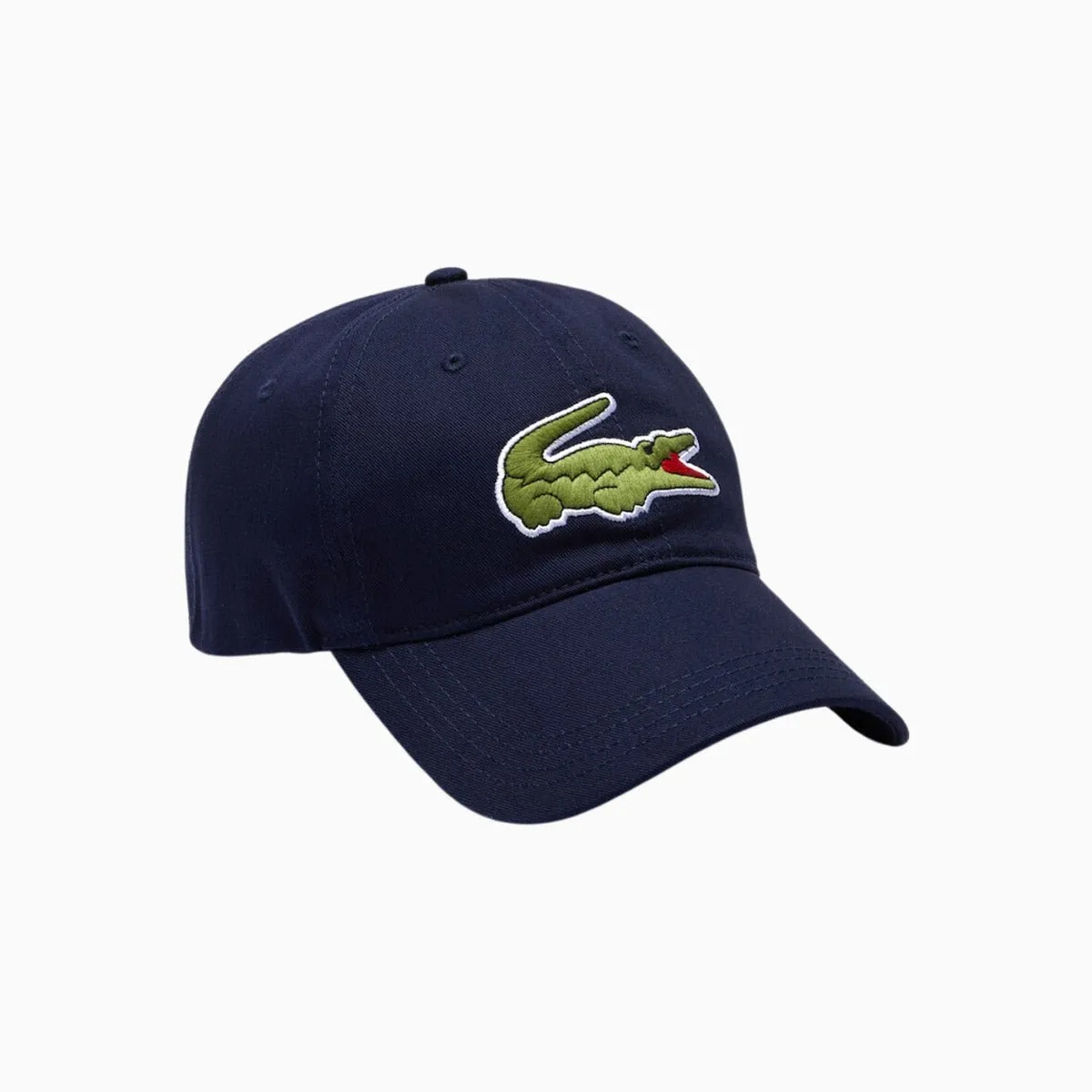 Contrast Strap And Oversized Crocodile Cotton Cap