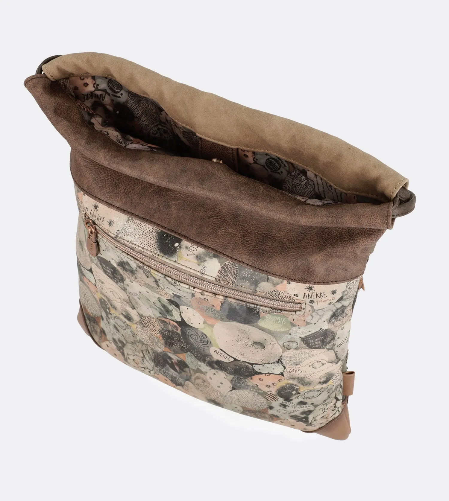 Cool universe fabric cinch bag with a printed design