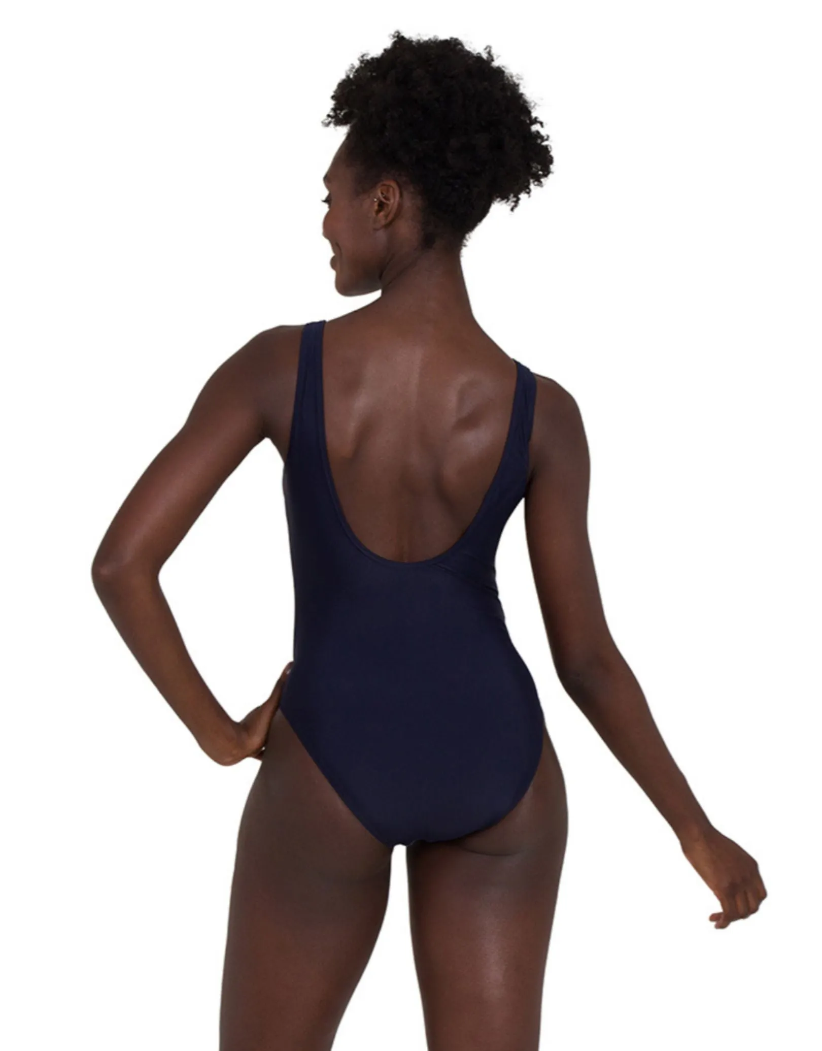 Core Placement U-Back Swimsuit - Navy/Blue/Yellow