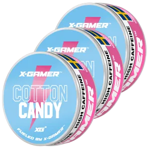 Cotton Candy Energy Pouches (3 Pack / 60 Pouches)
