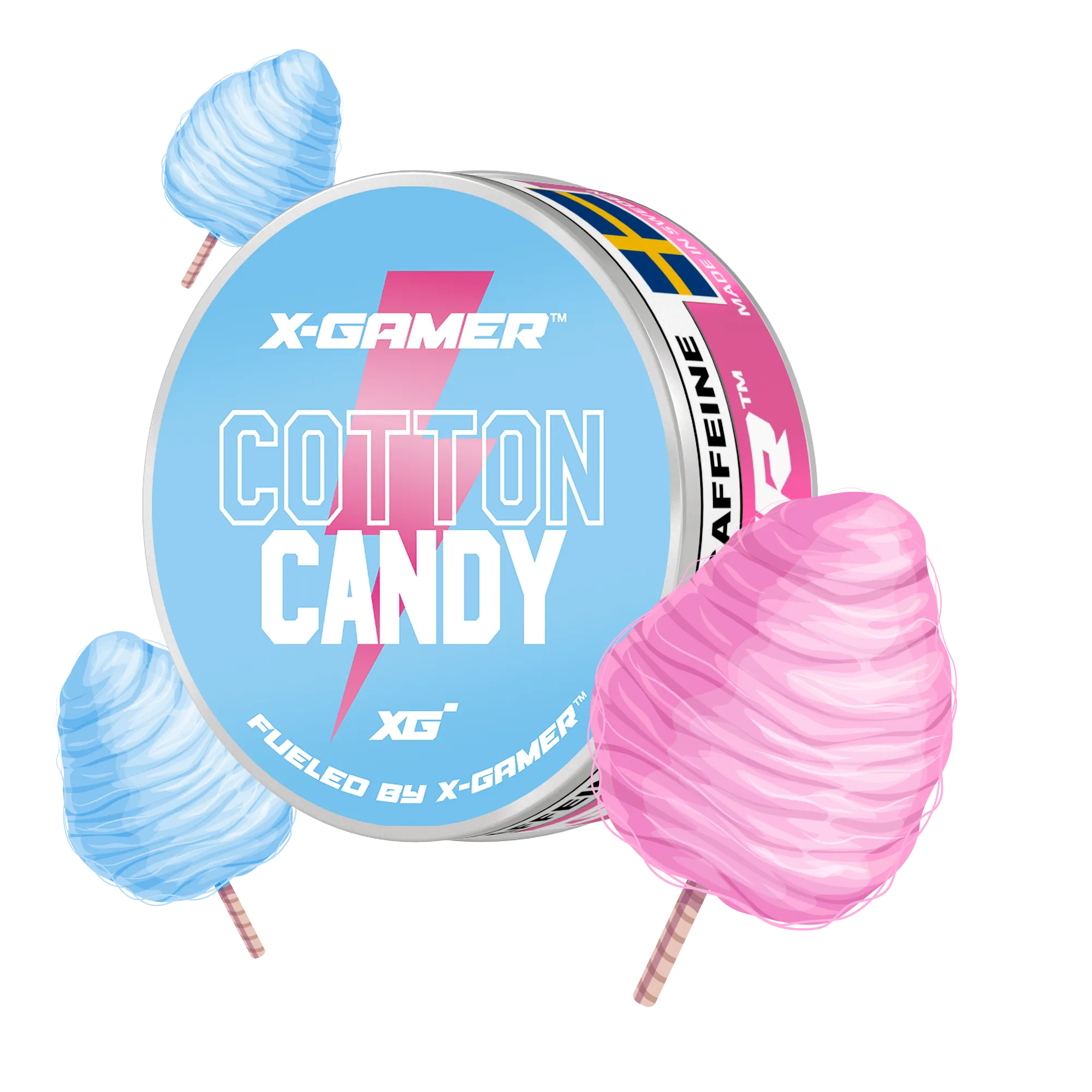 Cotton Candy Energy Pouches (3 Pack / 60 Pouches)