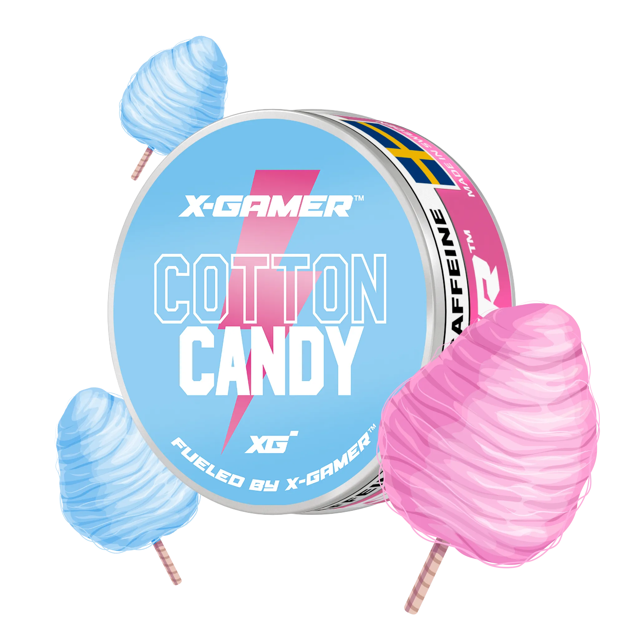 Cotton Candy Energy Pouches (3 Pack / 60 Pouches)