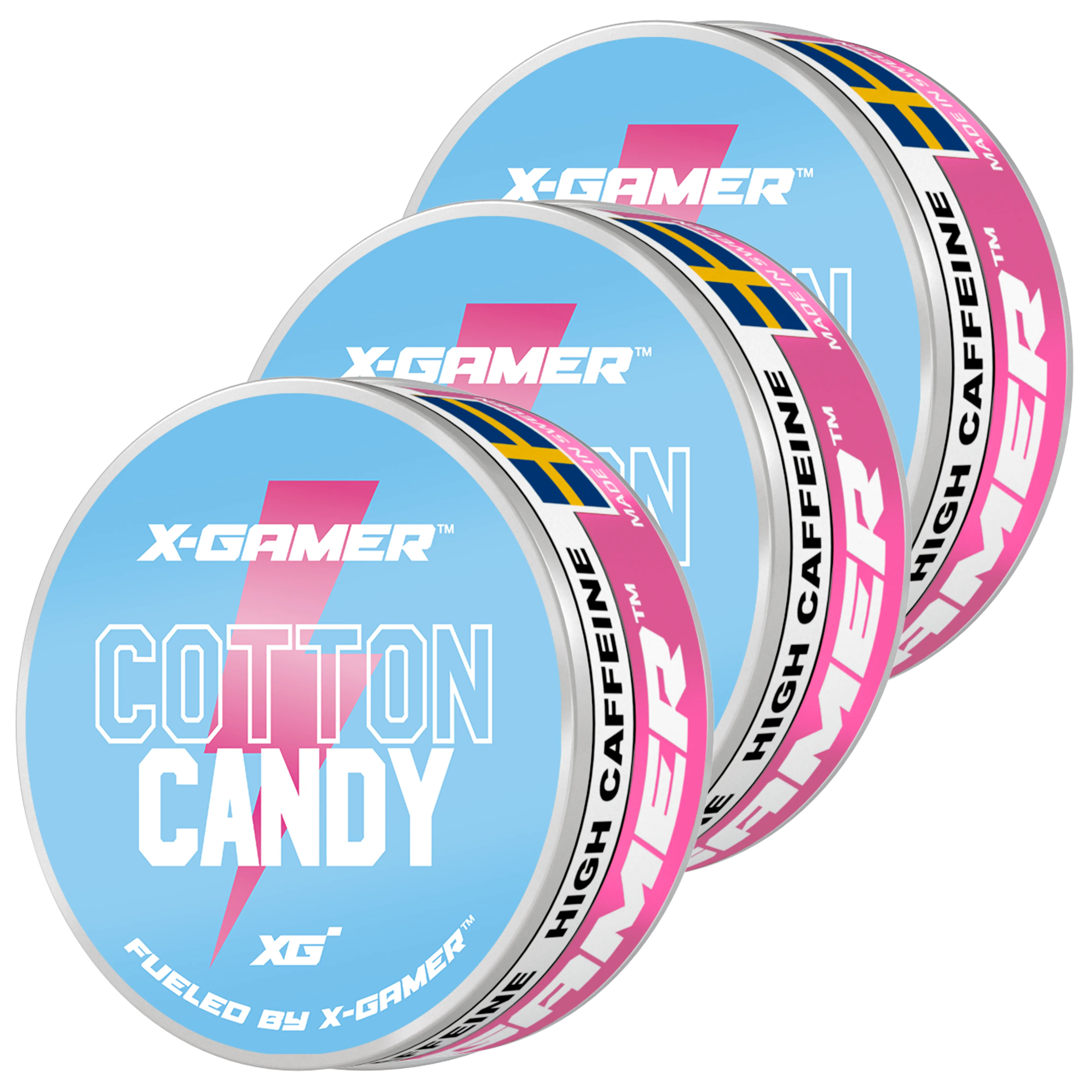 Cotton Candy Energy Pouches (3 Pack / 60 Pouches)