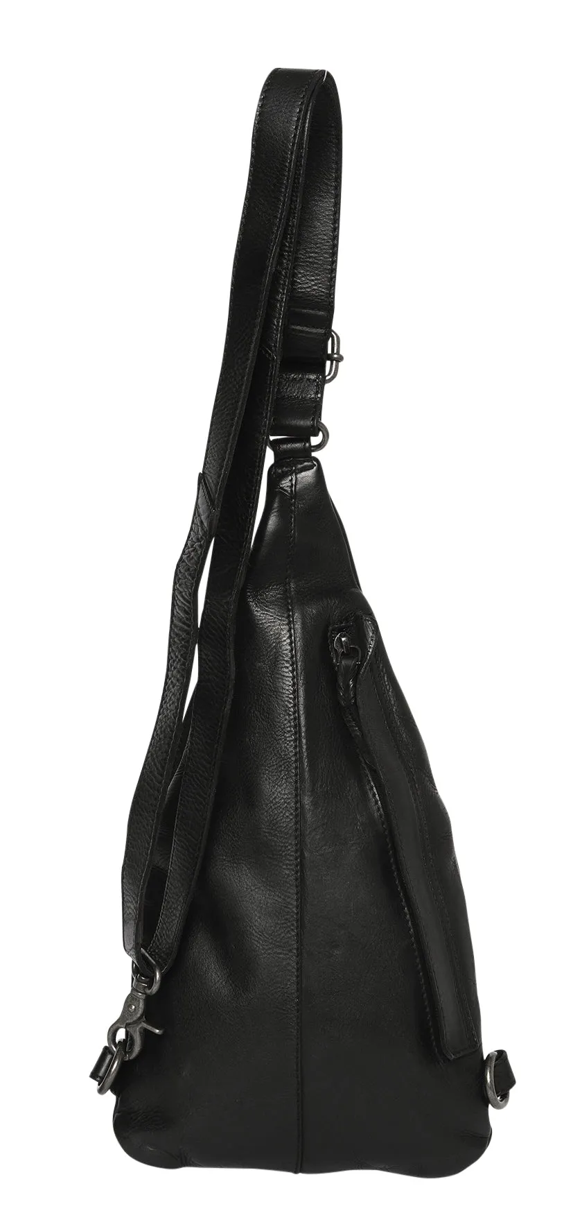 cow leather body/front zip (7610)