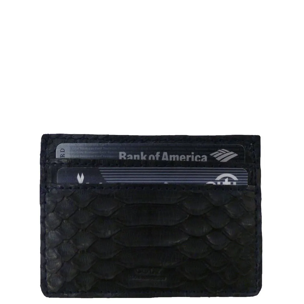 Credit Card Holder in Snakeskin