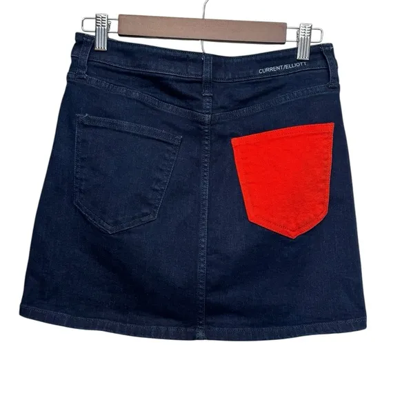 CURRENT/ELLIOT The 5 Pocket DenimMini Skirt