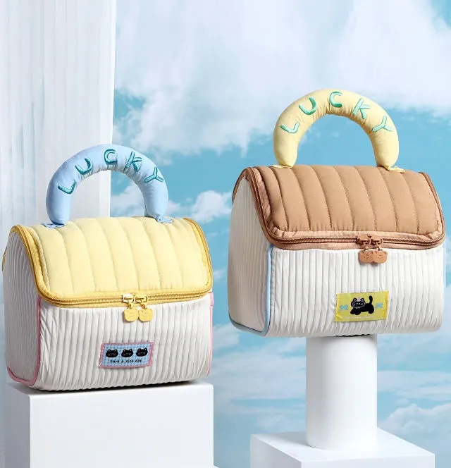 Cute Cottage Cosmetic Bag - Large Capacity Storage and Toiletry Bag C-241128-3