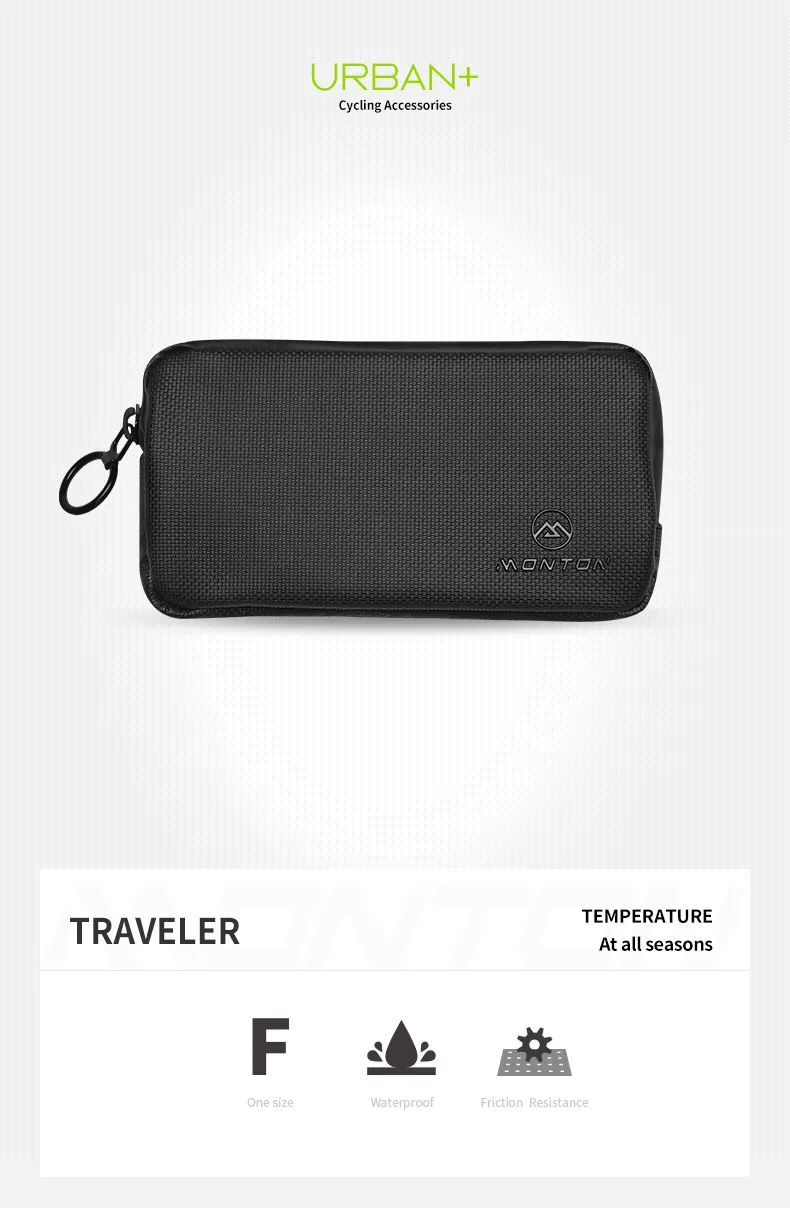 CYCLING WALLET TRAVELER BLACK