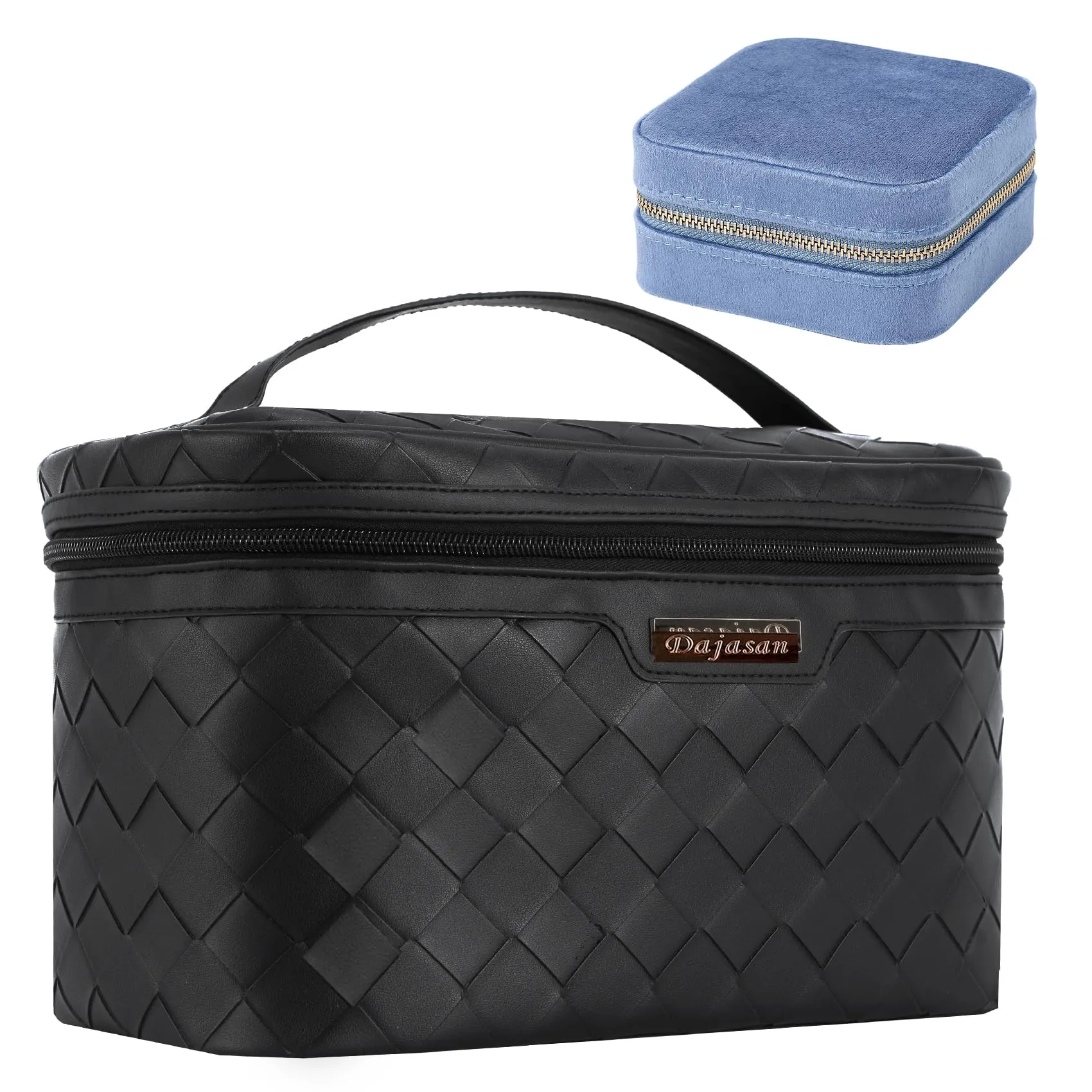 Dajasan Large Capacity Makeup Bag   Mini Travel Jewelry Case