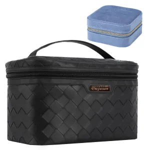 Dajasan Large Capacity Makeup Bag   Mini Travel Jewelry Case
