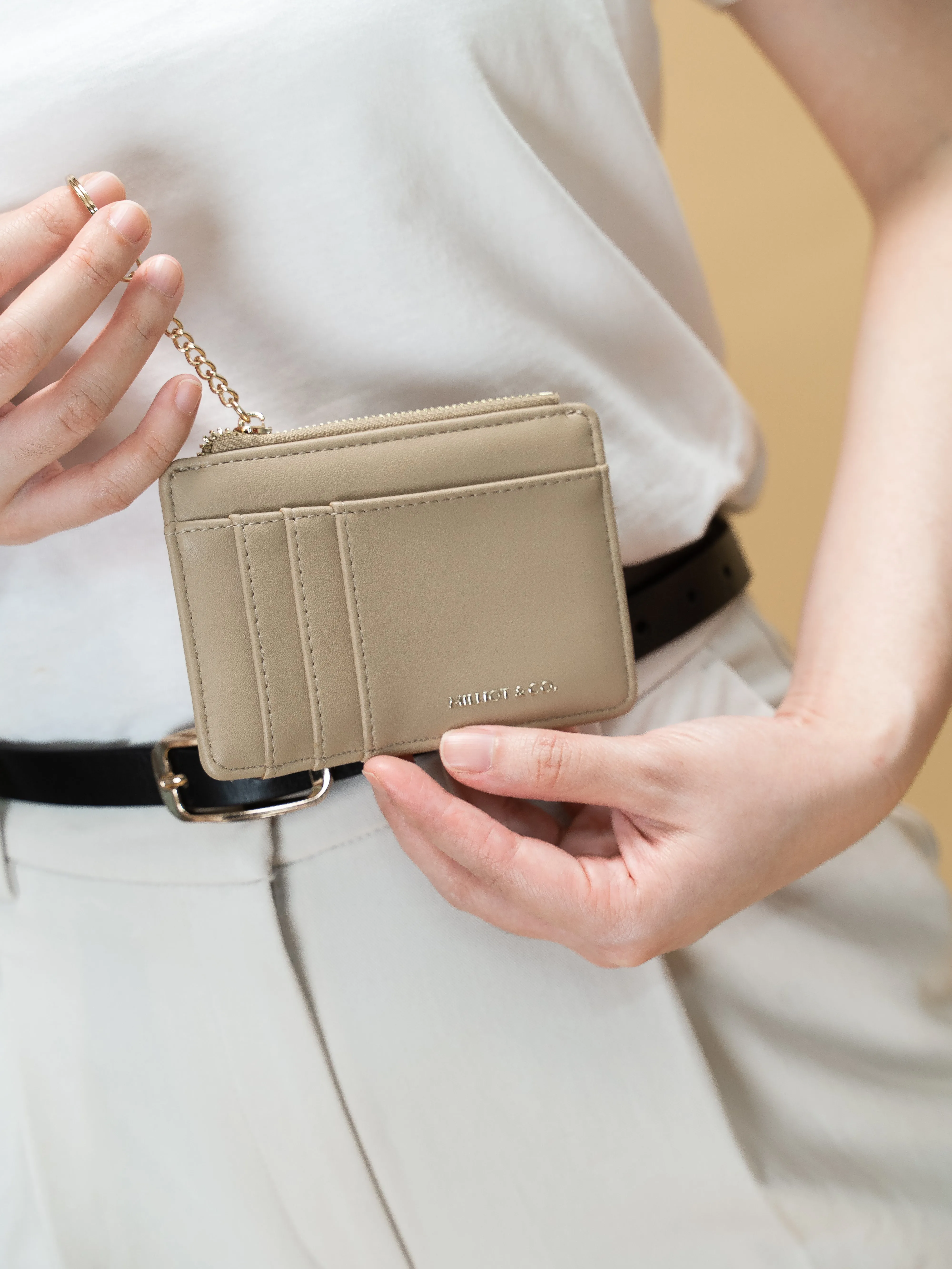 Dani Multi-Slot Card Holder (Khaki)
