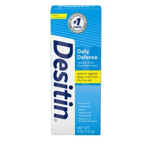 Desitin Daily Defense Baby Diaper Rash Cream with Zinc Oxide
