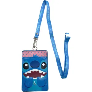 Disney Lilo and Stitch - Deluxe Stitch Lanyard with Card Holder