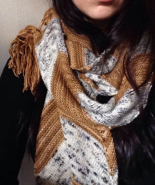 Divisa Scarf Pattern by Nina Rose Pelc