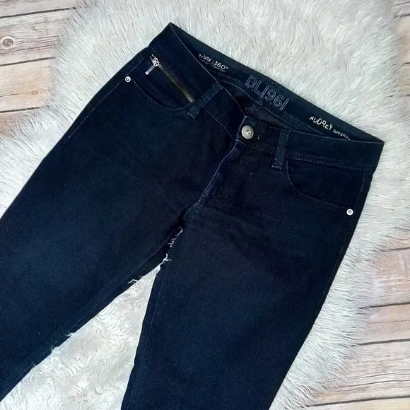 DL1961 | ‘Audrey’ Slim Straight Leg Dark Wash Jean