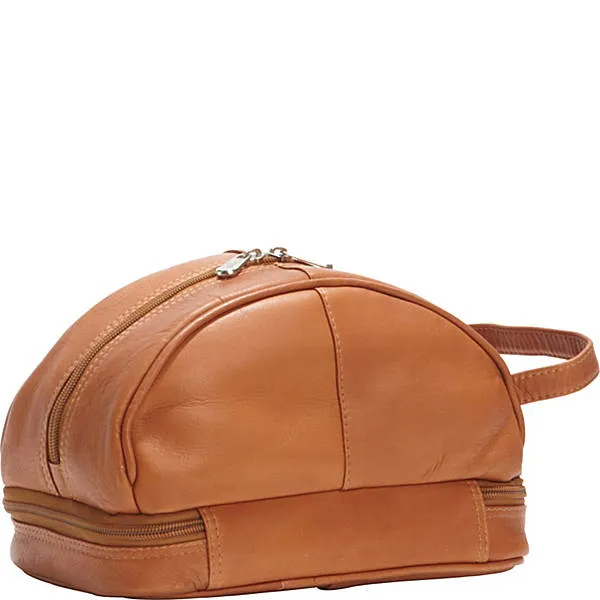 DOUBLE COMPARTMENT TOILETRY KIT