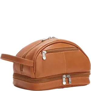 DOUBLE COMPARTMENT TOILETRY KIT