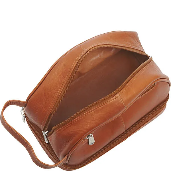 DOUBLE COMPARTMENT TOILETRY KIT