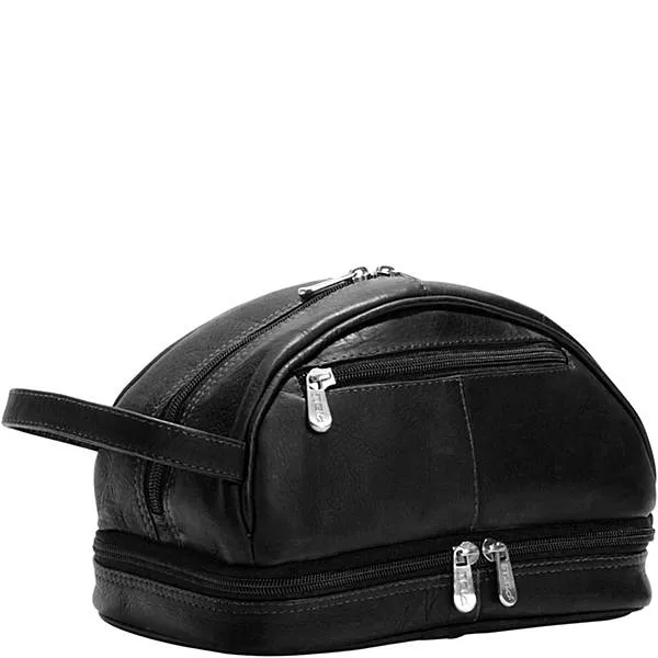 DOUBLE COMPARTMENT TOILETRY KIT
