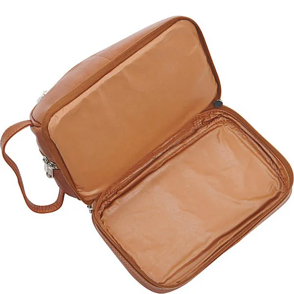 DOUBLE COMPARTMENT TOILETRY KIT