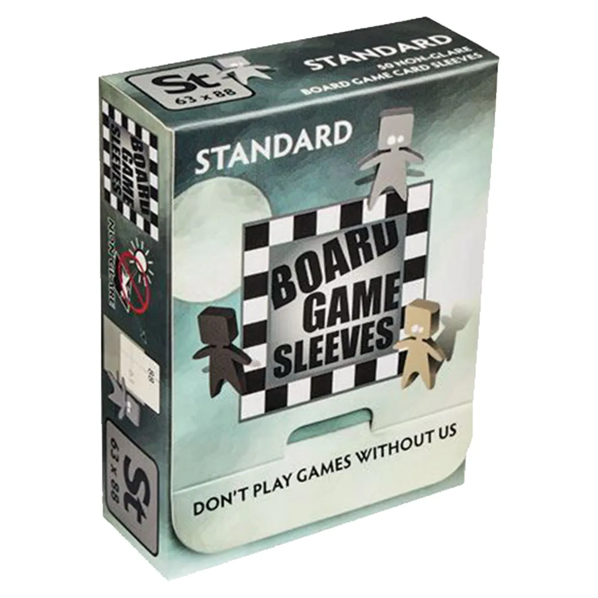 Dragon Shield Board Game Sleeves Clear Non Glare Standard 63x88mm 50ct
