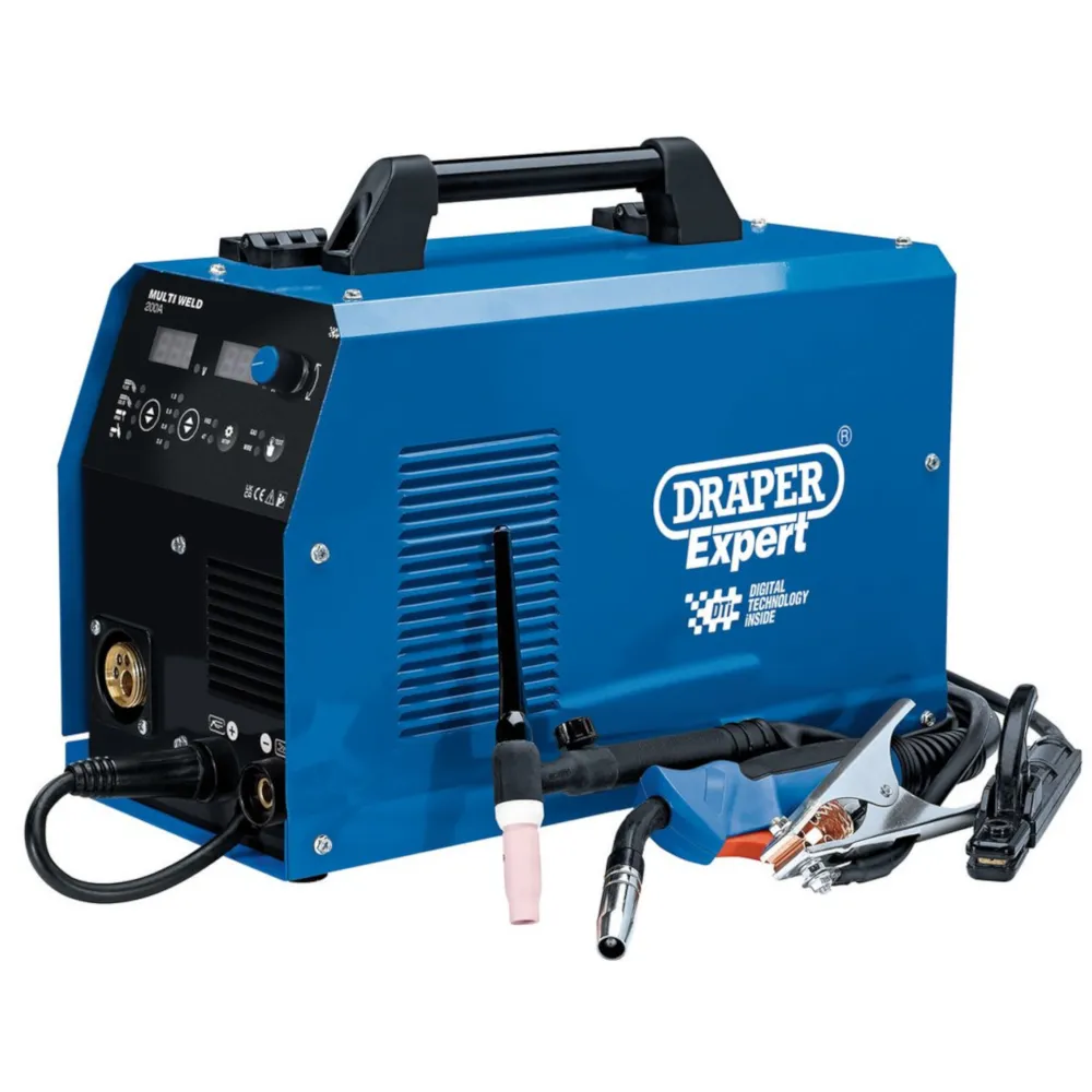 Draper 3-in-1 Multi-Process Welder Dti 200A - EX-D
