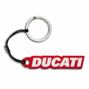 Ducati Logo Rubber Key Ring