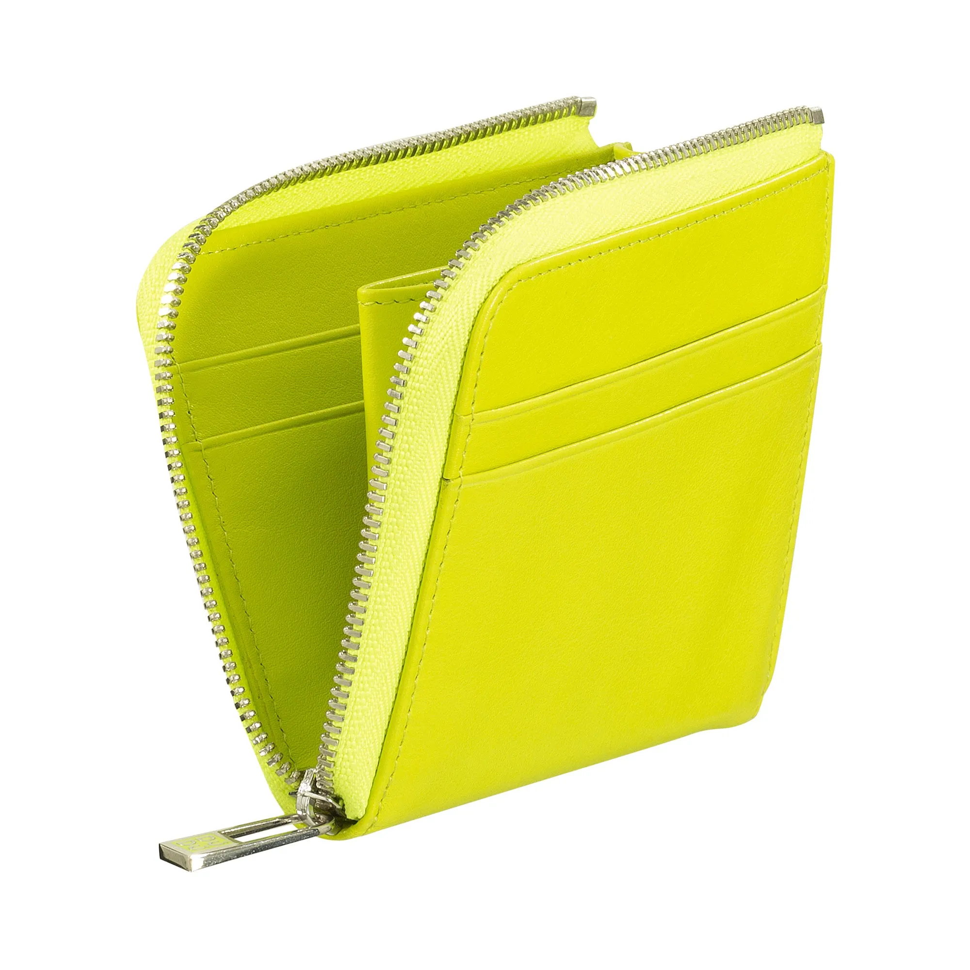 DUDU Men's Leather Wallet with Kear, Compact Small Women's Wallet, External Zip, Coins and Card Cards
