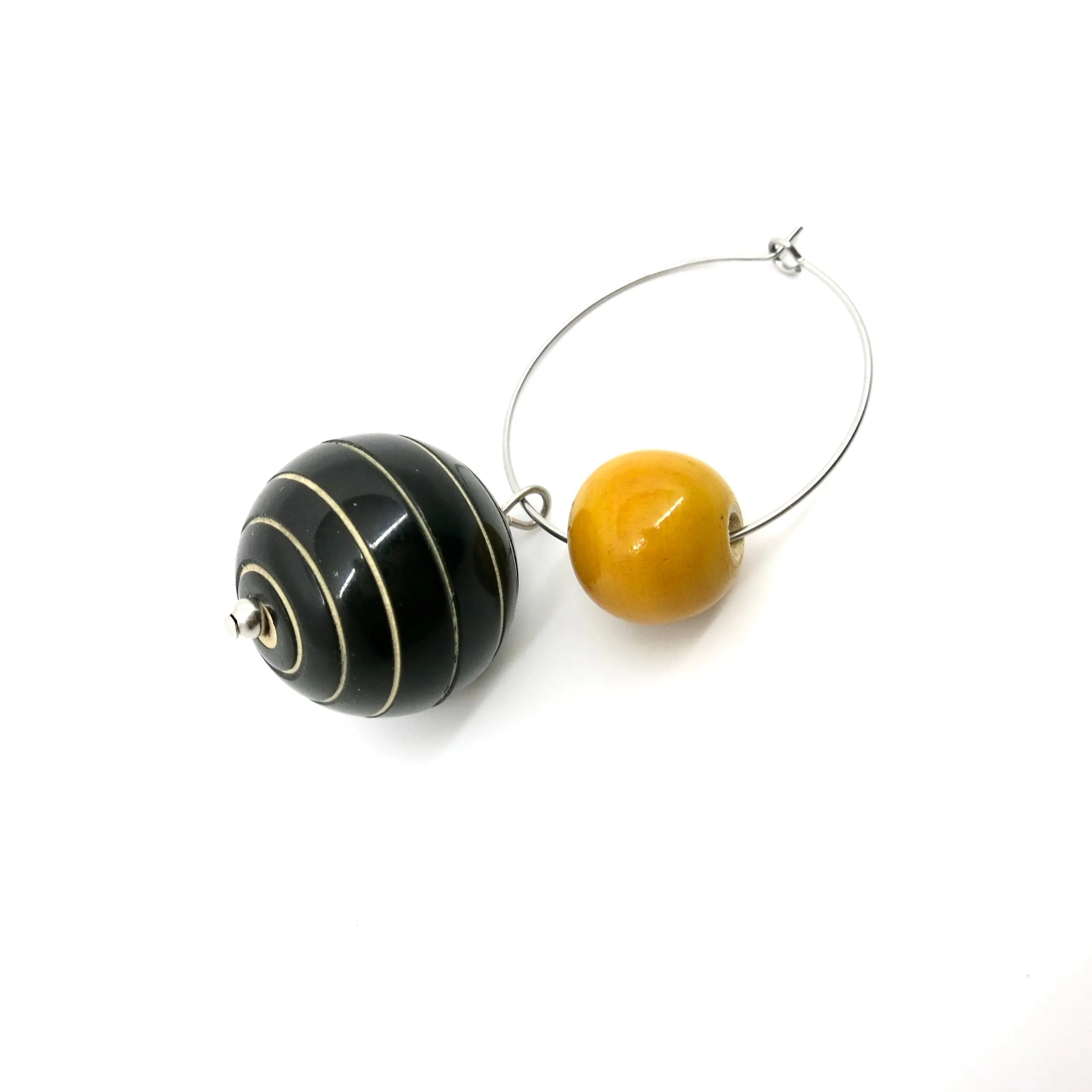 Earth and the Moon hoops (available in 7 different colors)