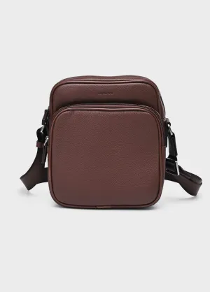 Elegant multi-pocket leather bag