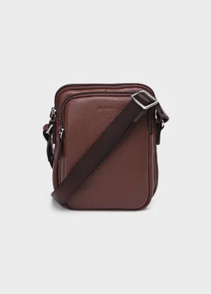 Elegant multi-pocket leather bag