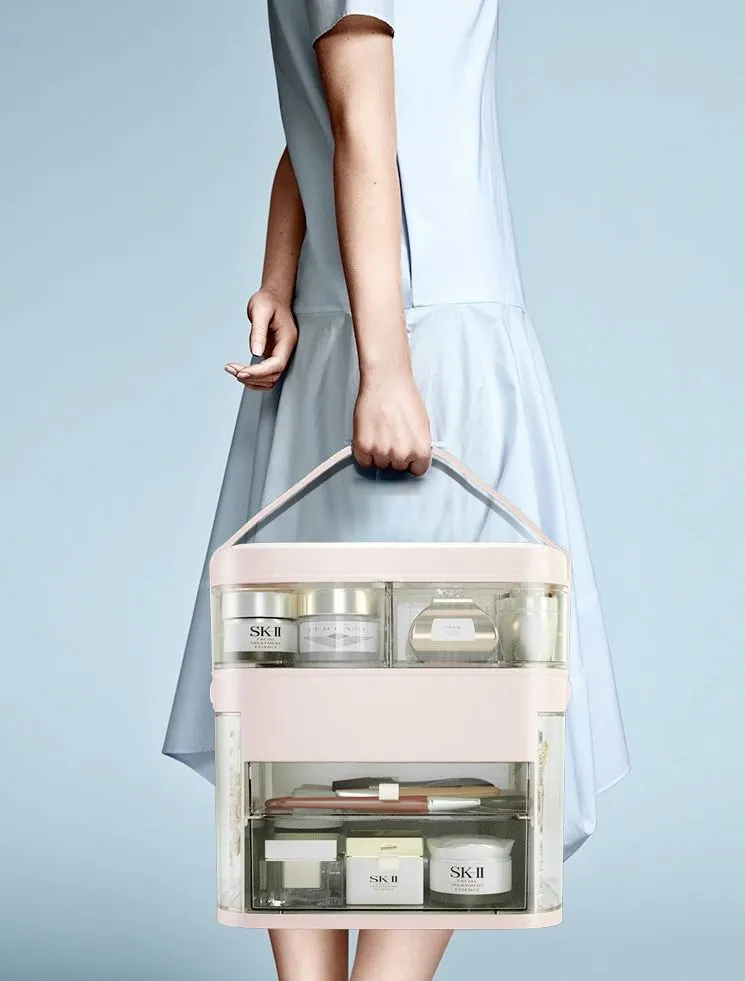 Emerson Beauty Storage in Pink
