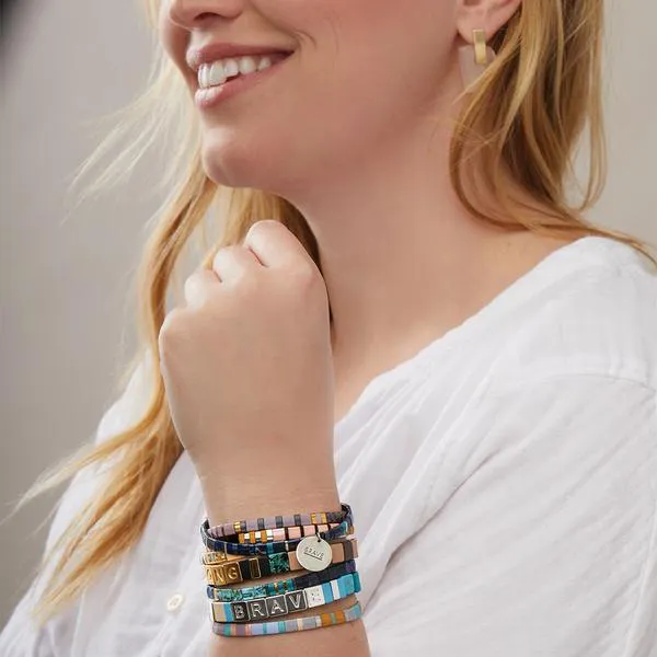 Empower Bracelet - BRAVE Silver/Turquoise/Howlite