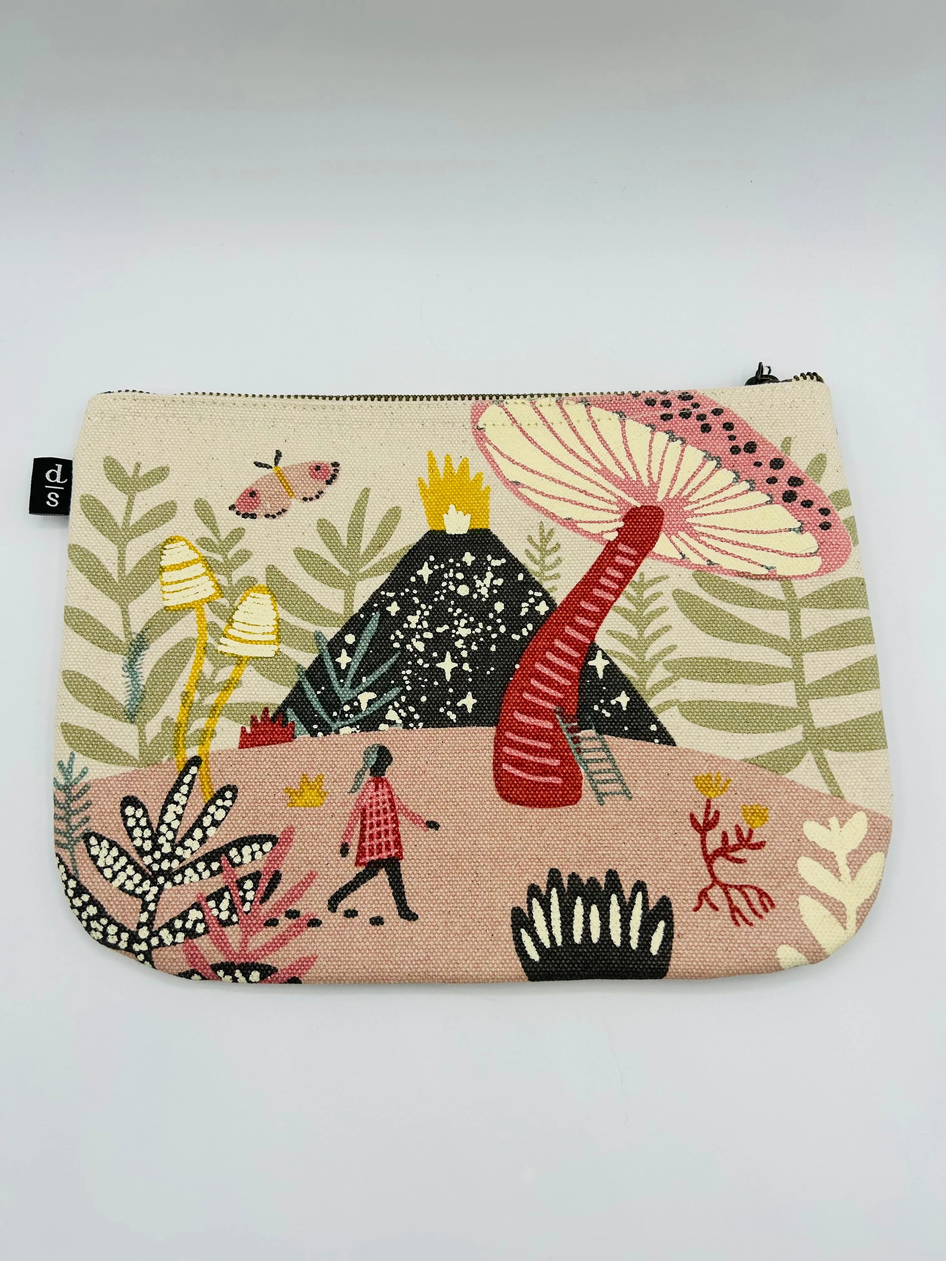 Far and Away Zipper Pouch