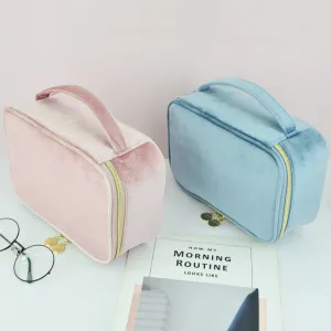 Fashion Veet Large Capacity High Sense Multifunctional Cosmetic Bags