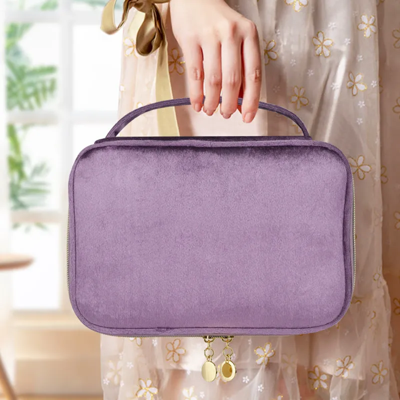 Fashion Veet Large Capacity High Sense Multifunctional Cosmetic Bags