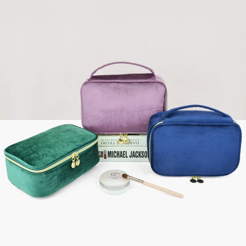 Fashion Veet Large Capacity High Sense Multifunctional Cosmetic Bags