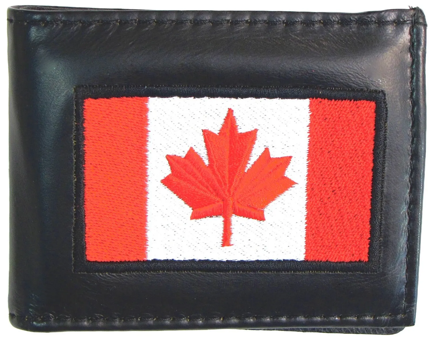 FB816-CF Embroidered Billfold- Canadian Flag