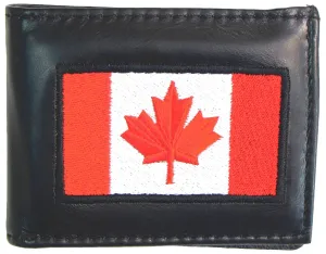 FB816-CF Embroidered Billfold- Canadian Flag