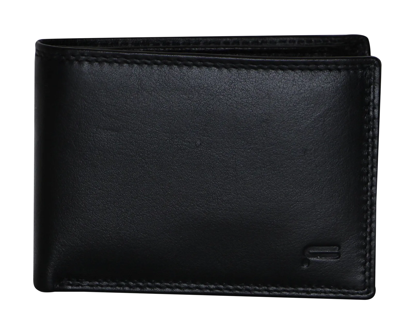 Futura Mens RFID Slim Genuine Leather Wallet - Black
