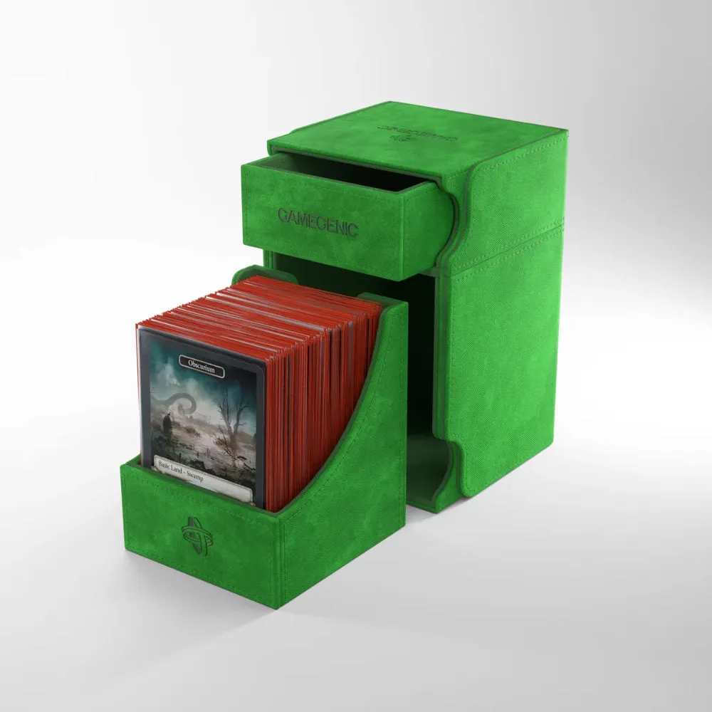 Gamegenic - Watchtower Deck Box 100  XL (Green)