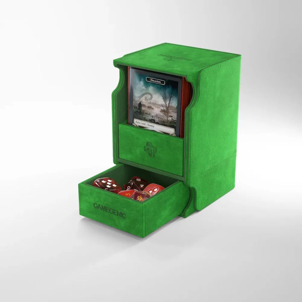 Gamegenic - Watchtower Deck Box 100  XL (Green)