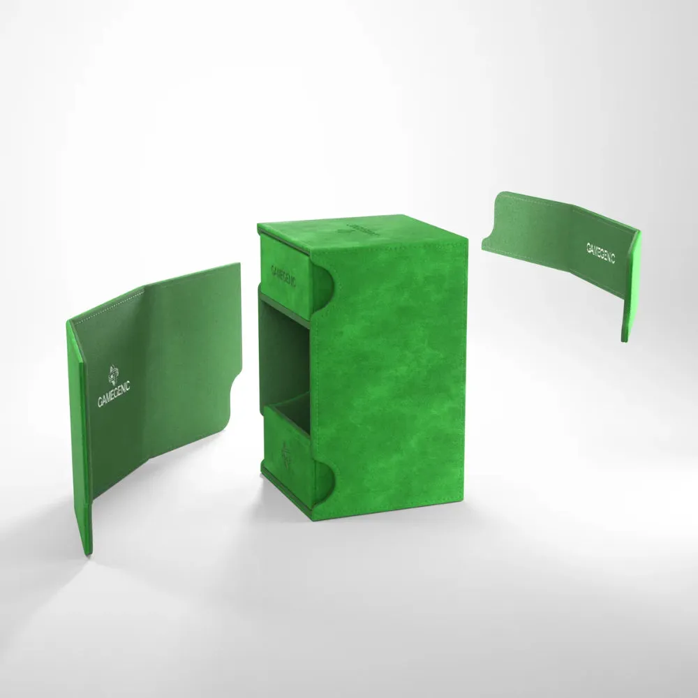 Gamegenic - Watchtower Deck Box 100  XL (Green)