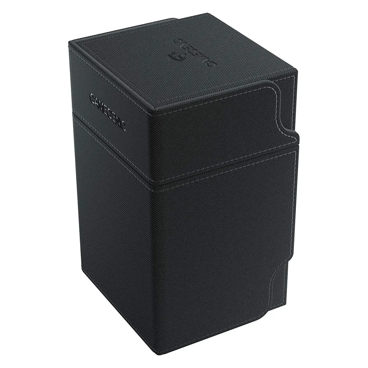 Gamegenic Watchtower Holds 100 Sleeves Convertible Deck Box Black