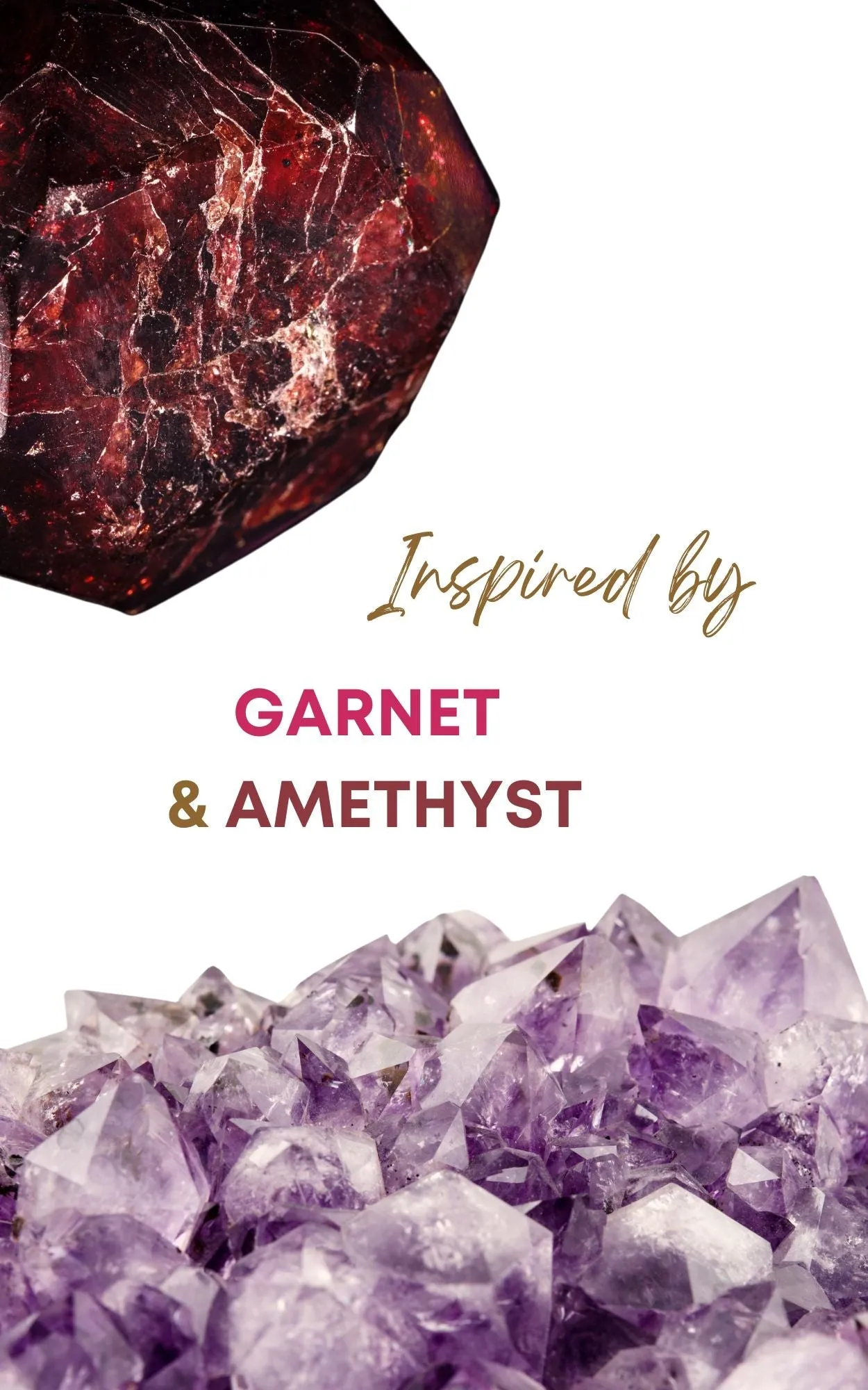 Garnet & Amethyst Blend 1/4 oz Gemstone Perfume Oil Concentrate Roll-On by Sage