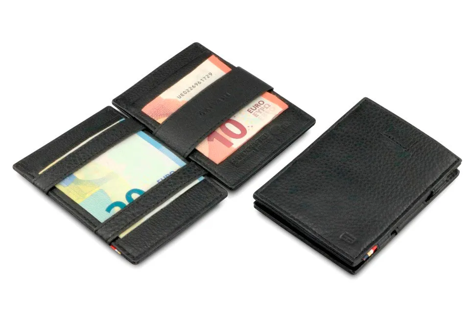 Garzini RFID Leather Magic Wallet Card Sleeves Nappa