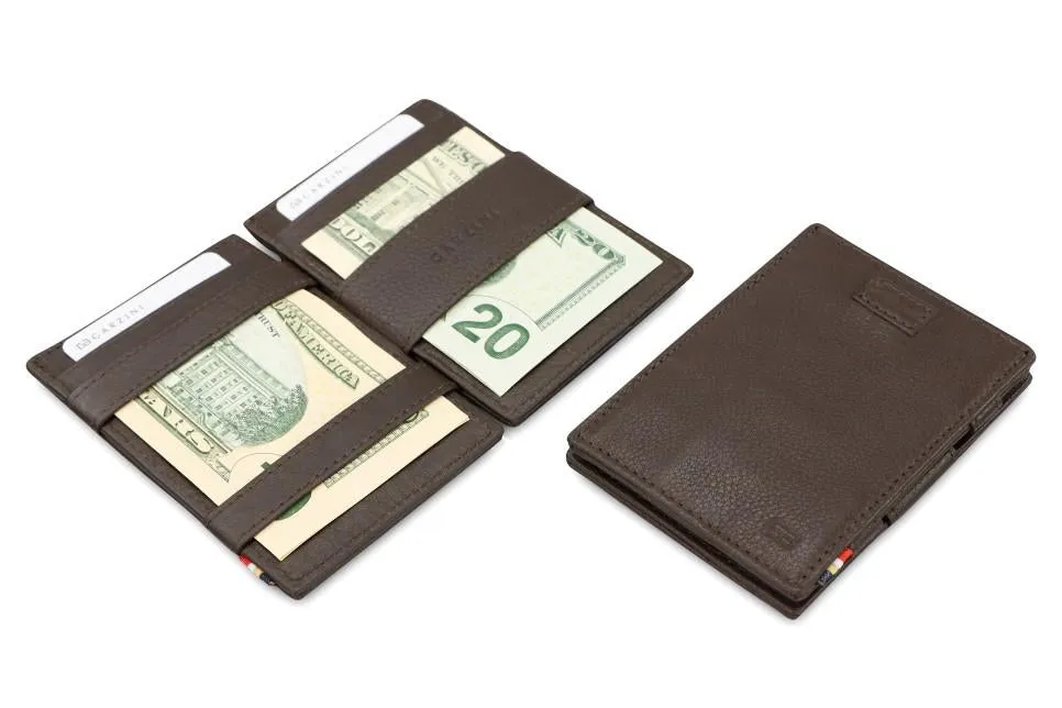 Garzini RFID Leather Magic Wallet Card Sleeves Nappa