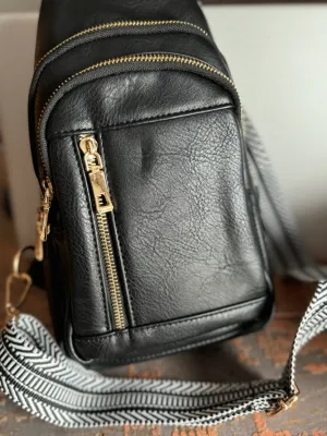 GENEVIVE CROSSBODY BLK